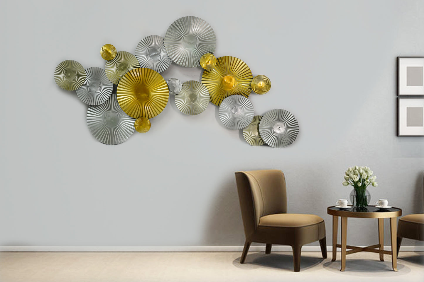 Silver and Gold Plates