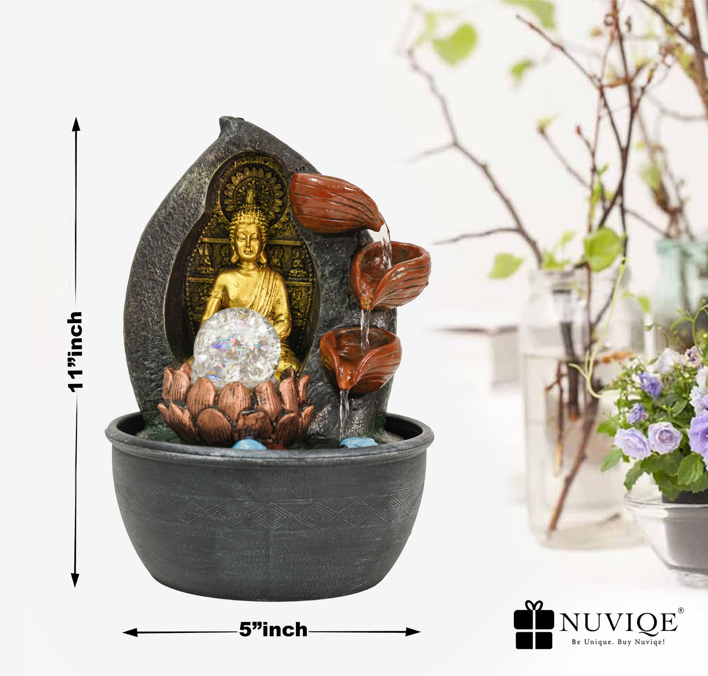 Gautam Buddha Coral Fountain