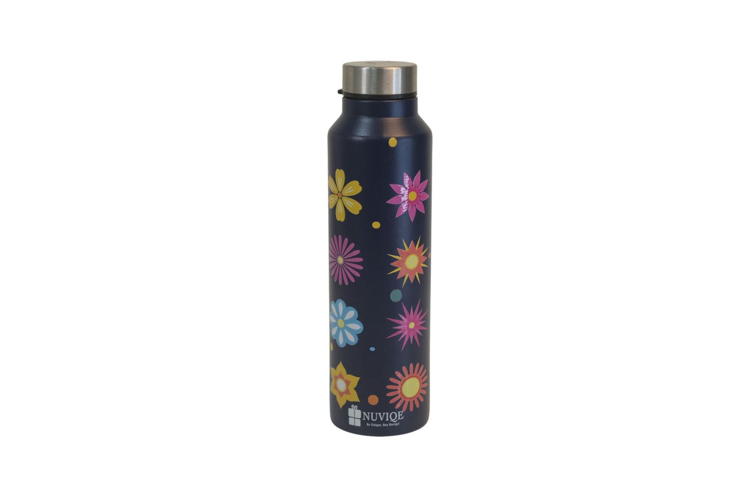 Floral Blue Bottle