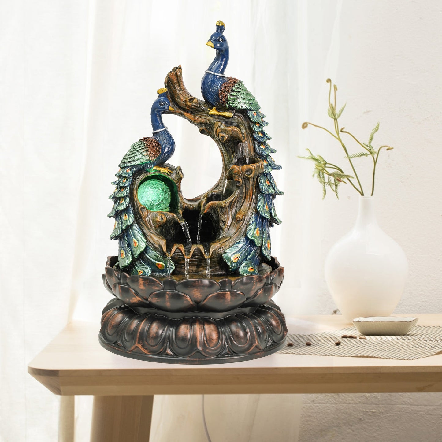 Peacock Fountain