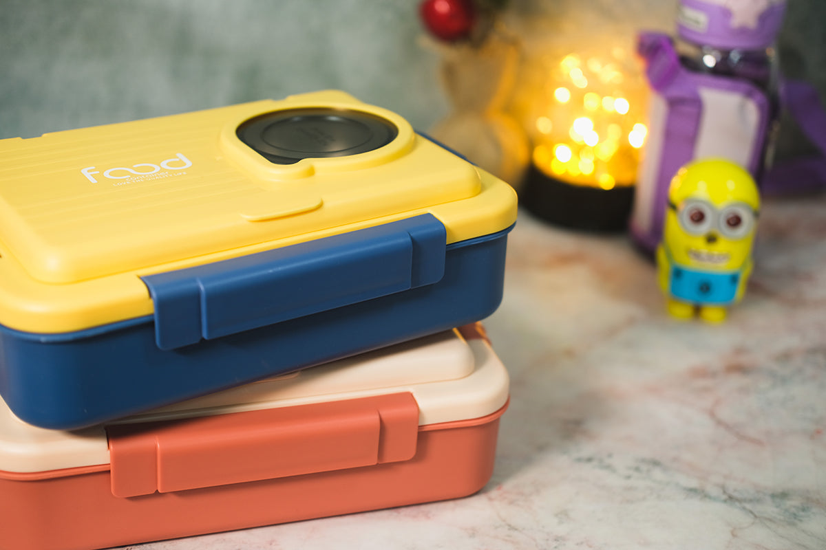 4 Compartment Lunch Box with Liquid Container
