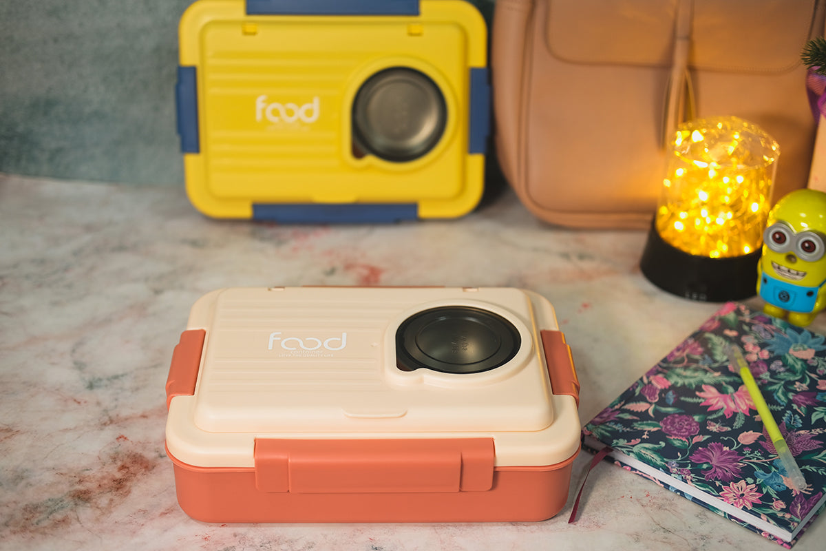 4 Compartment Lunch Box with Liquid Container