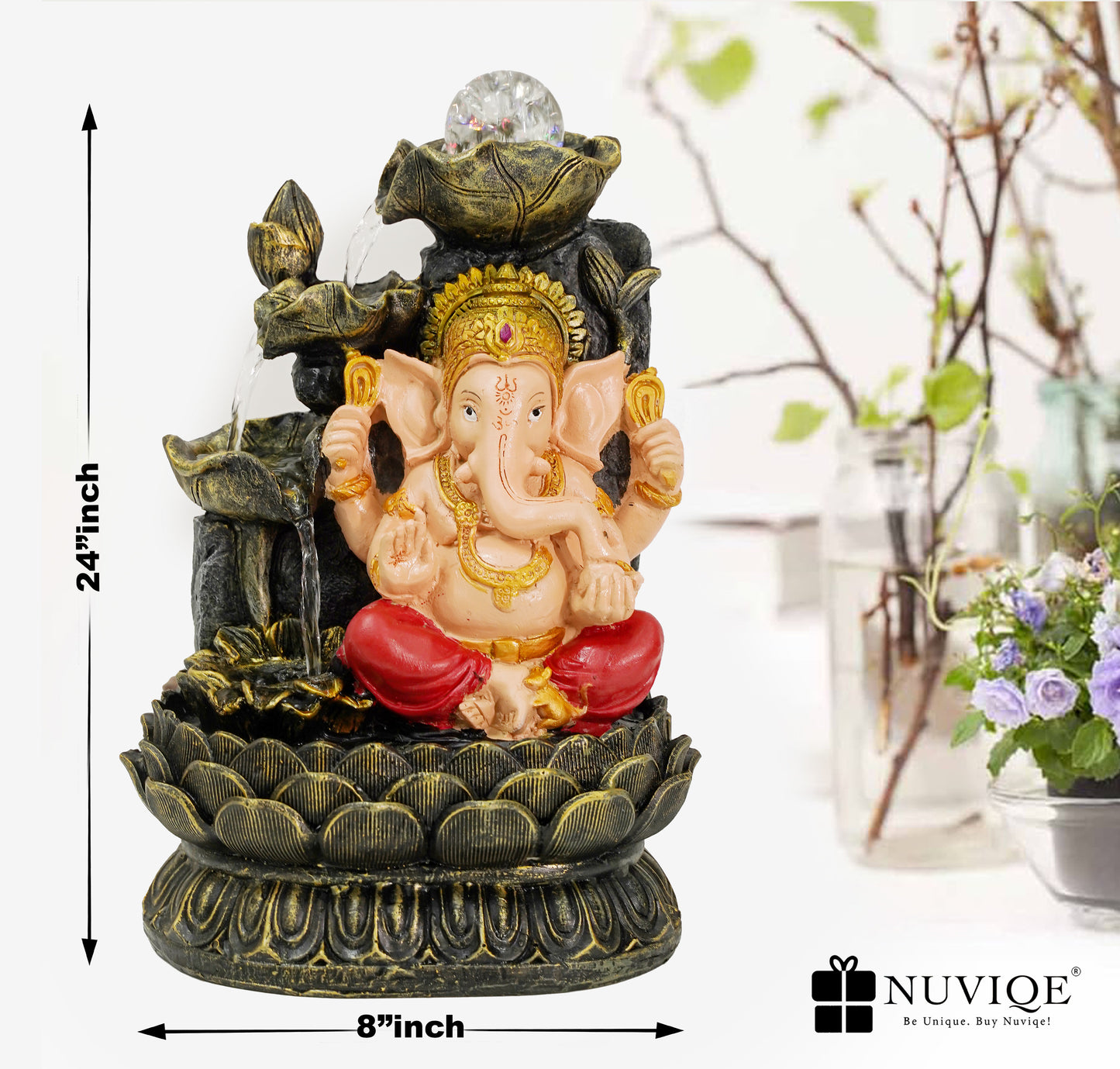 Ganesh Ji Colour Fountain