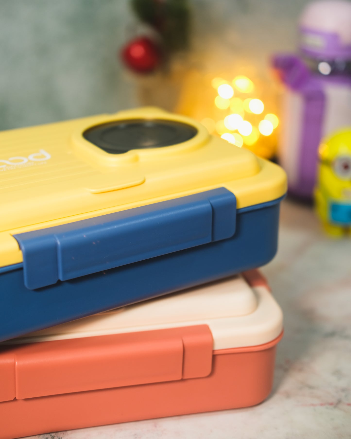4 Compartment Lunch Box with Liquid Container