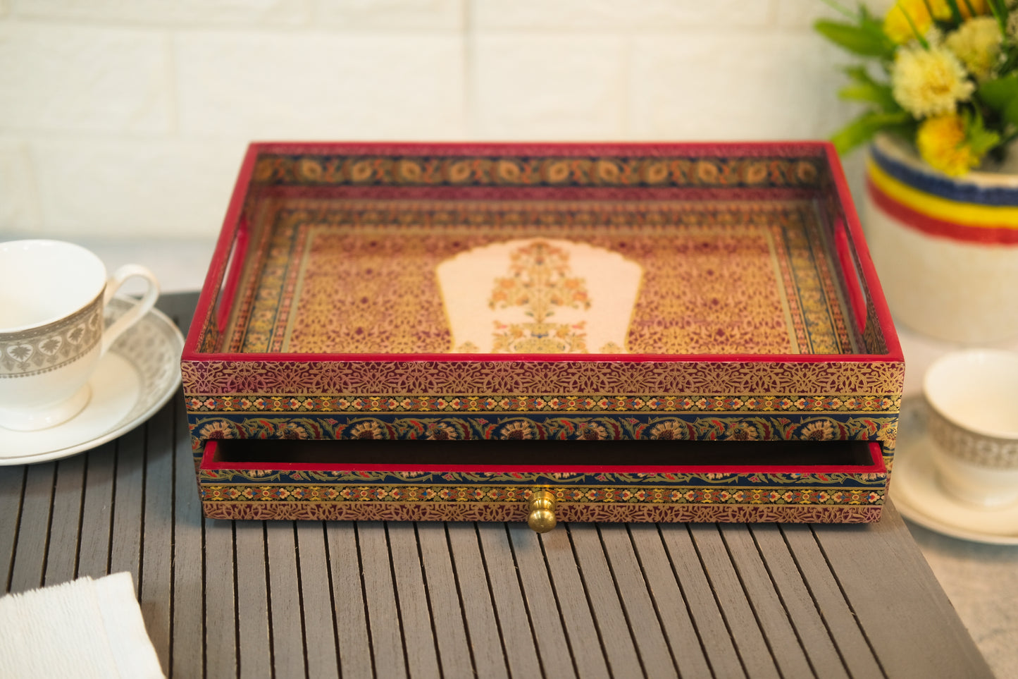 Regal Cutlery Holder and Tray
