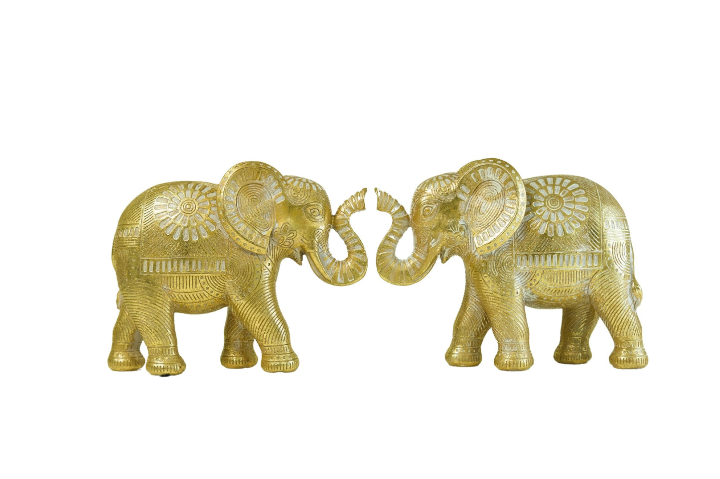 Twin tusker Elephan Showpiece