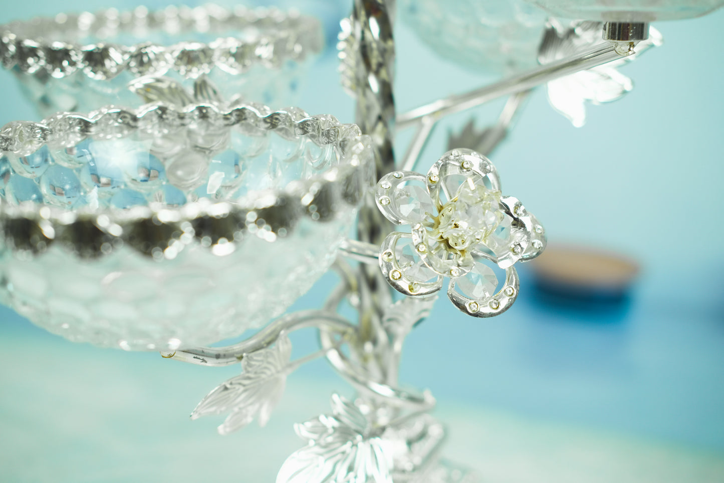 German Silver Fruit Bowl Tray