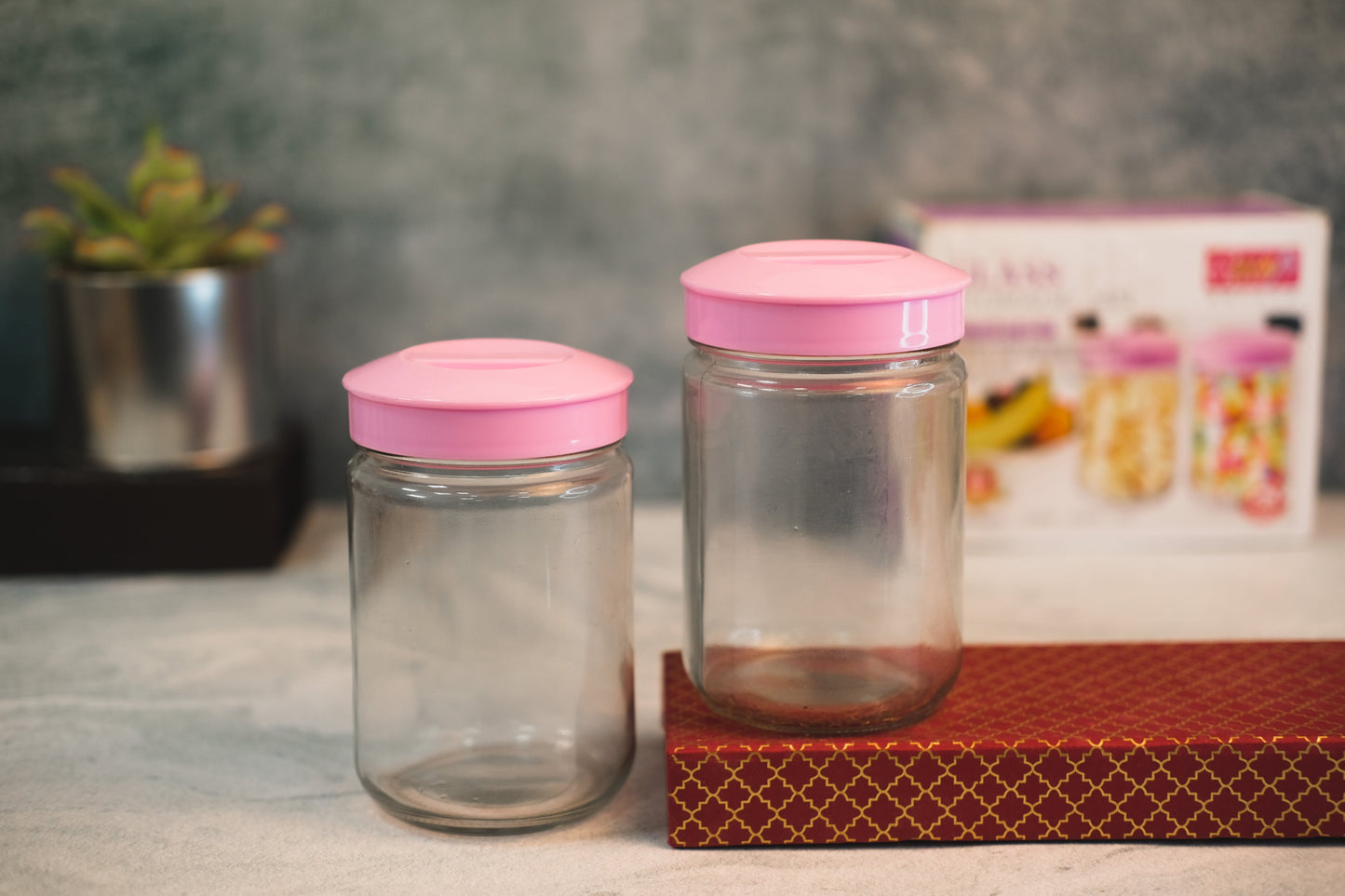 Airtight Food Storage Containers Pink