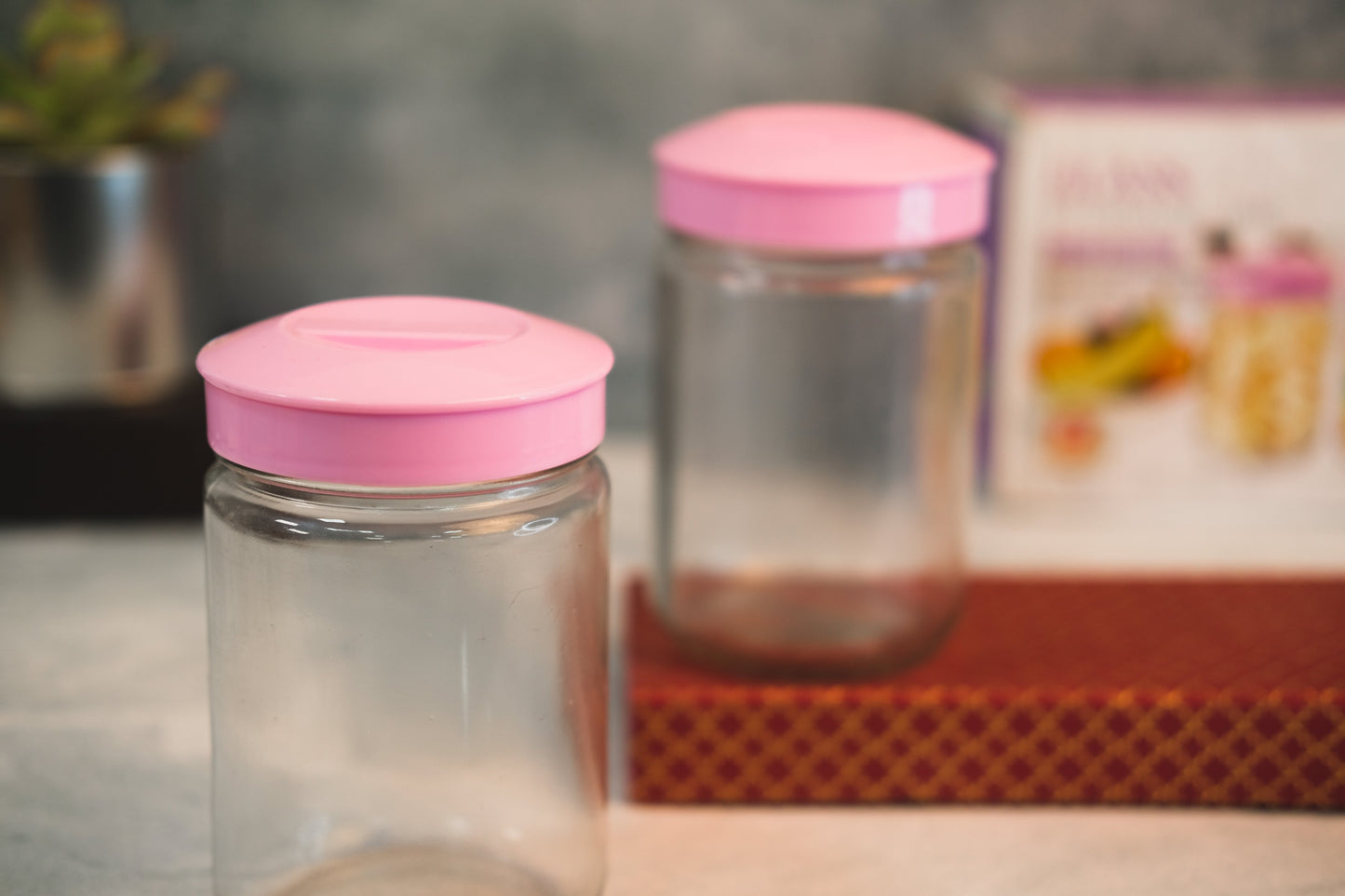 Airtight Food Storage Containers Pink