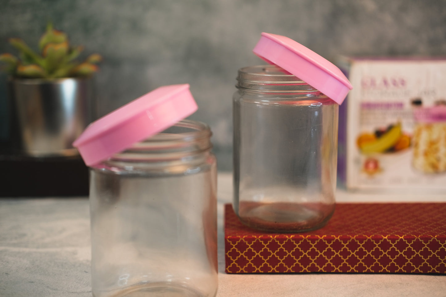 Airtight Food Storage Containers Pink