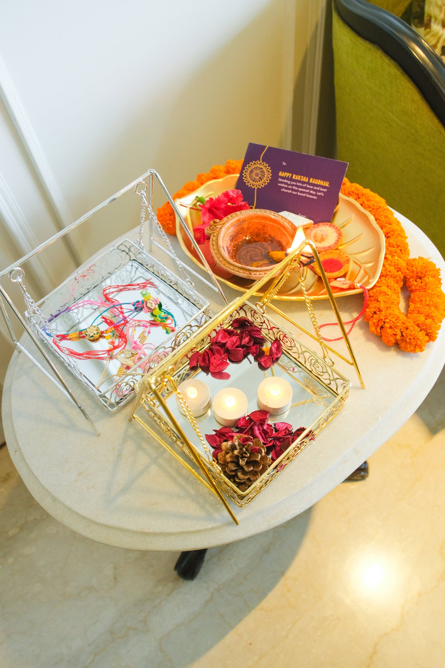 Swing Tray Rakhi Hamper