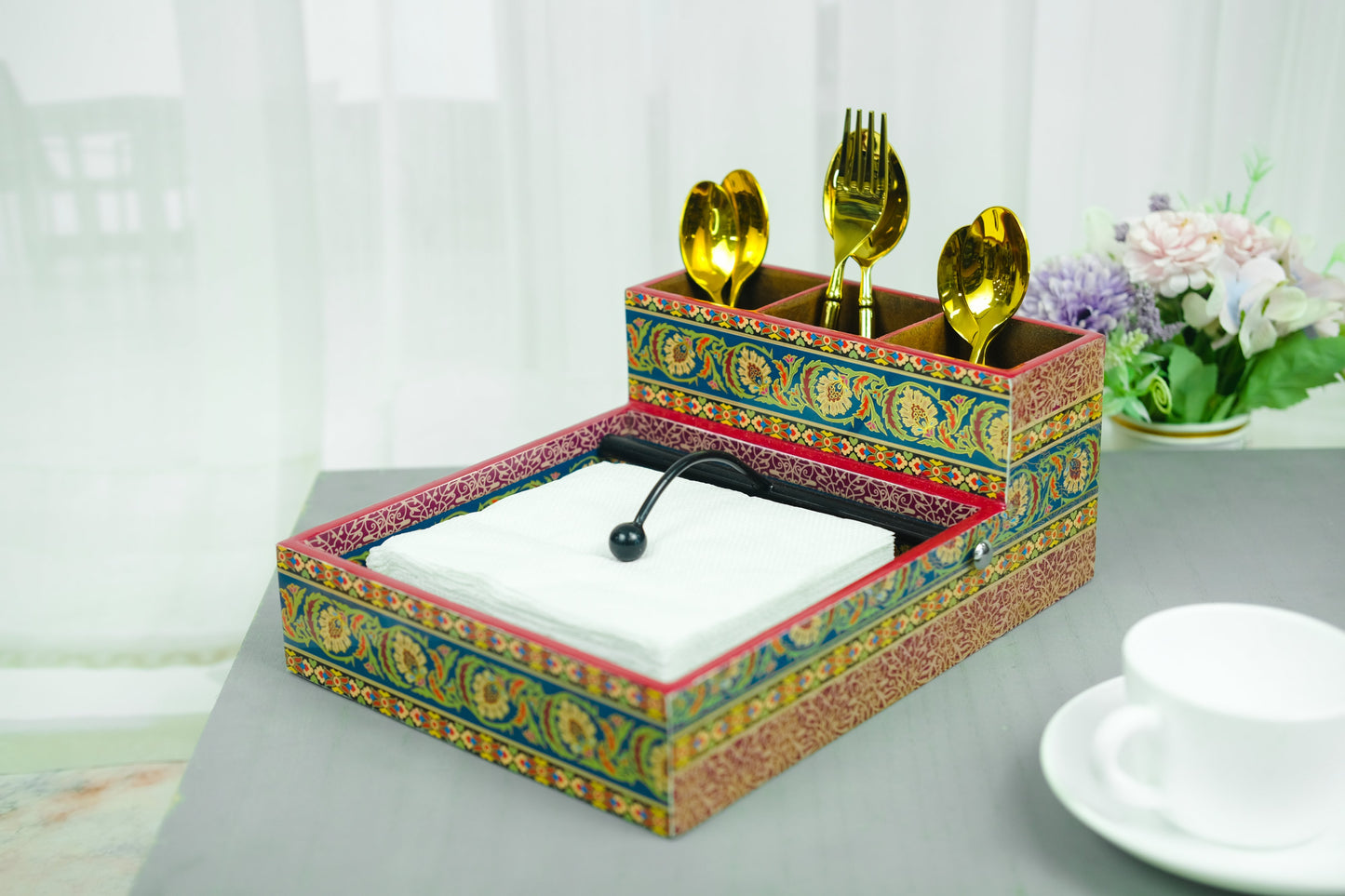 Regal Tissue and Cutlery Holder