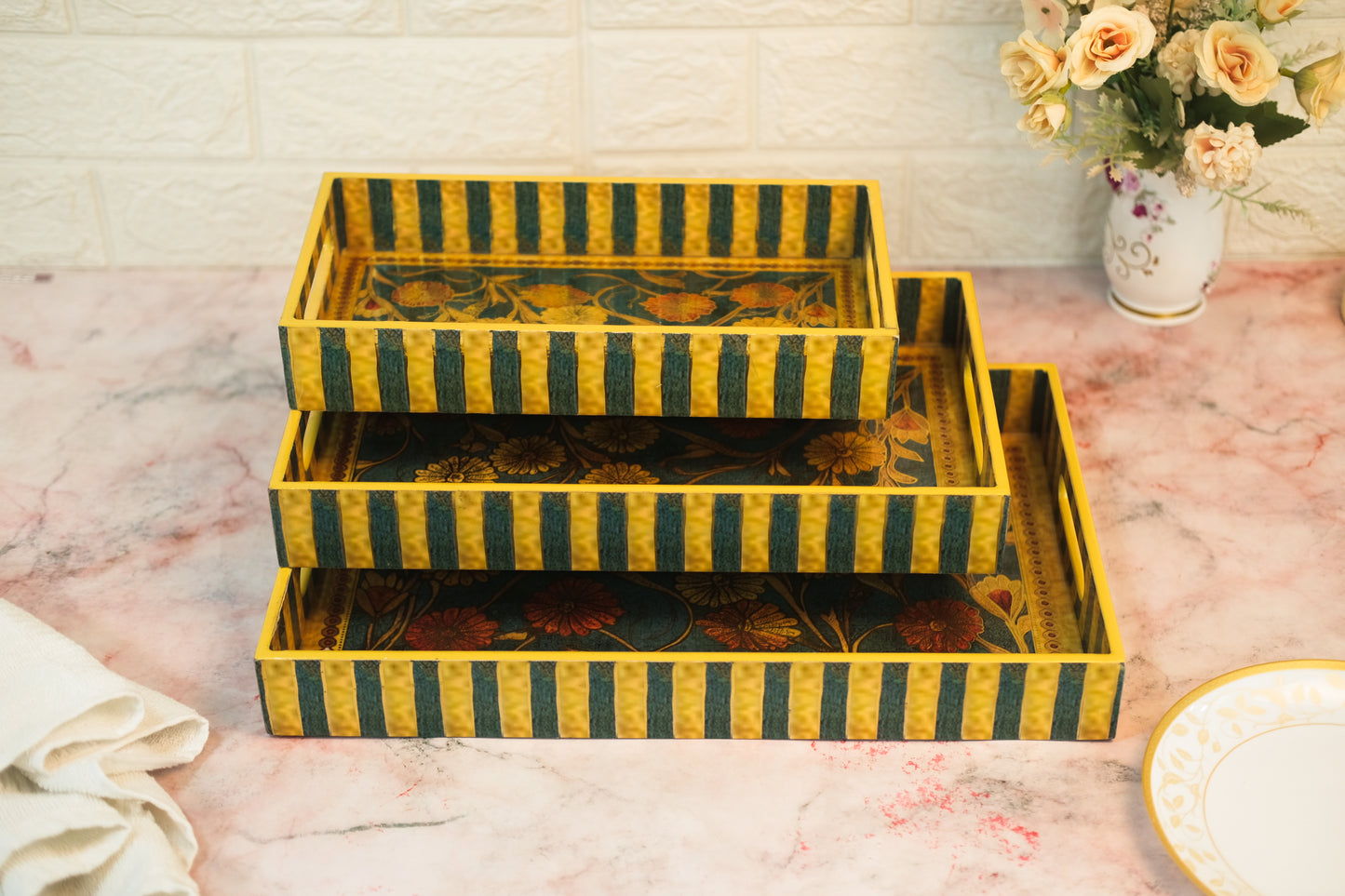 3 in 1 Wooden Trays